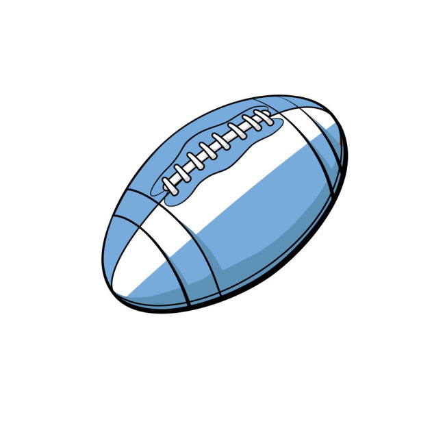 Argentina Rugby Ball Hoody (Sky Blue)